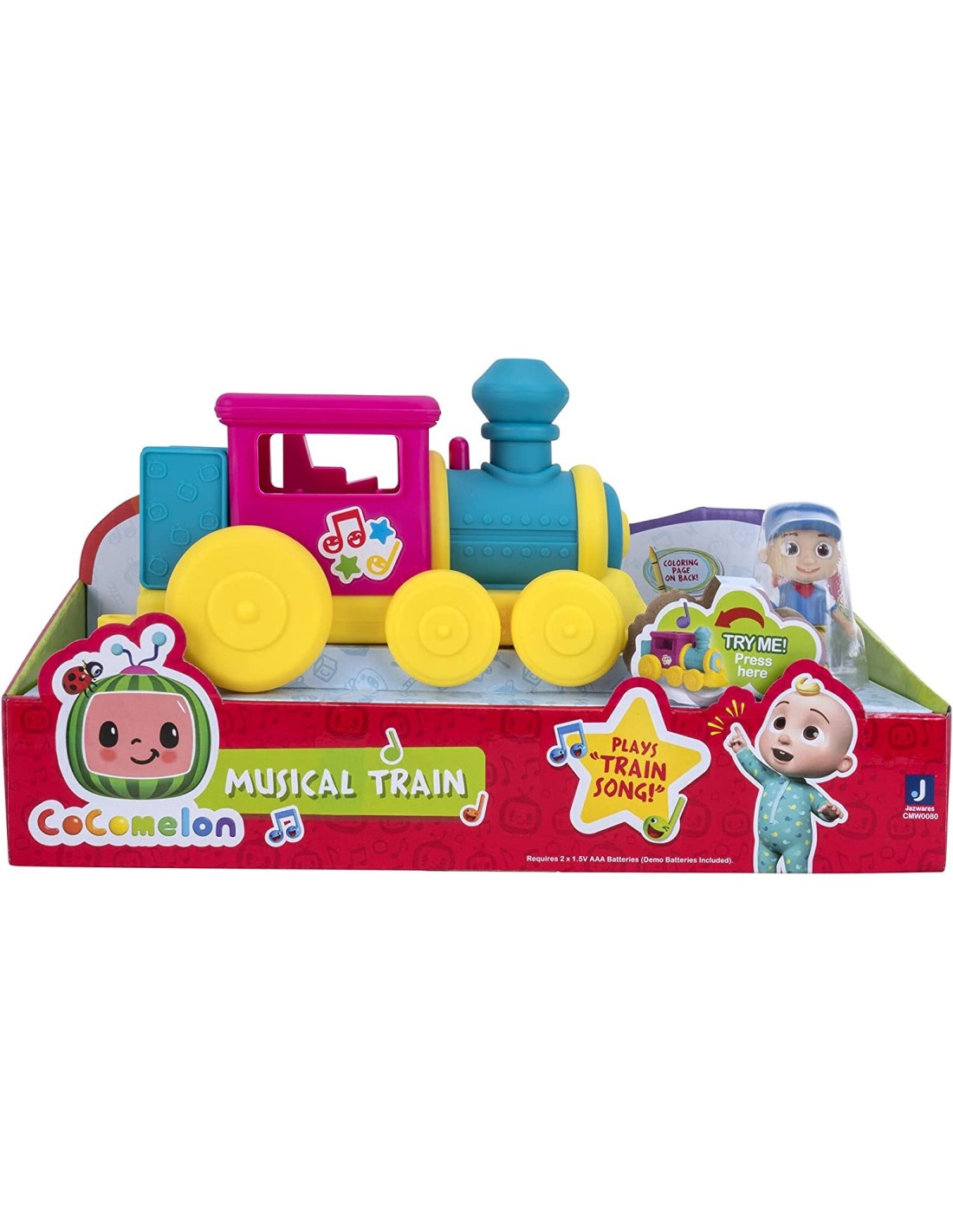 كوكوميلون مركبة قطار مع مجسم لعبة CoComelon