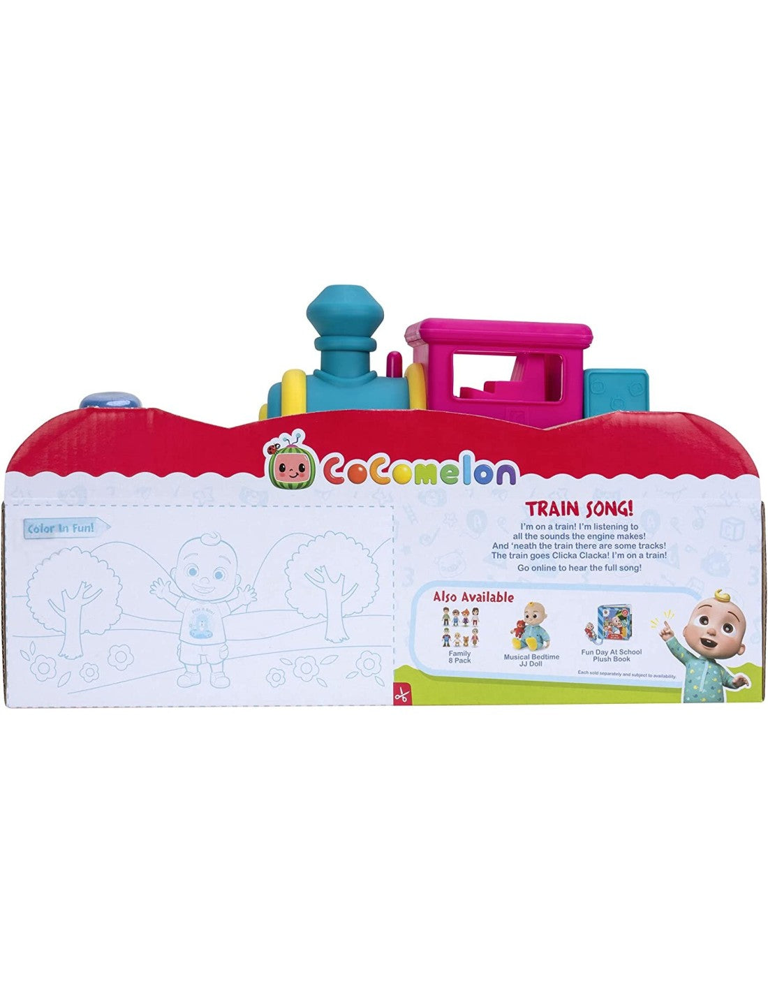 كوكوميلون مركبة قطار مع مجسم لعبة CoComelon