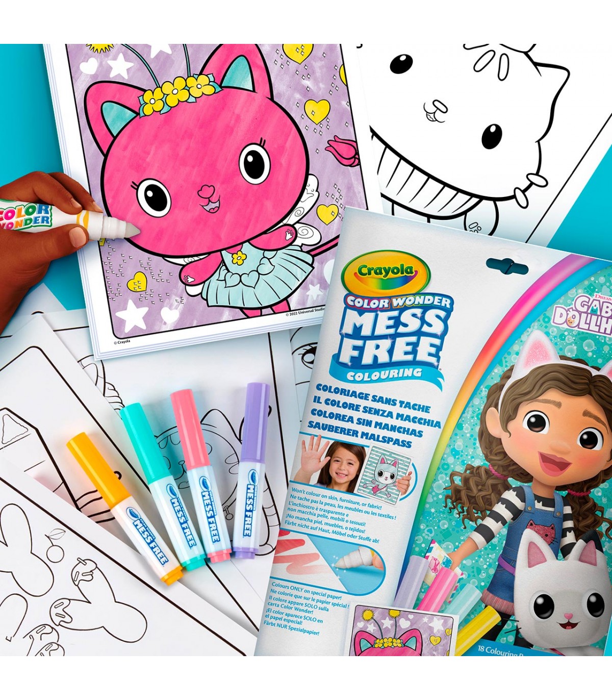 كرايولا دفتر تلوين غابي دول هاوس 18 صفحة رسم و تلوين Crayola