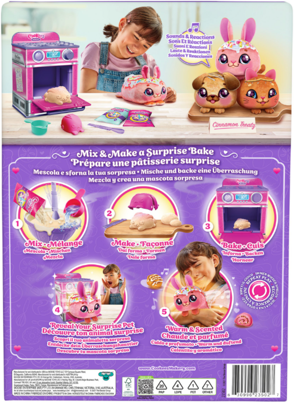 كوكيز ماكيري فرن القرفة مع قطيفة الالعاب القطنية Cookiez Makery