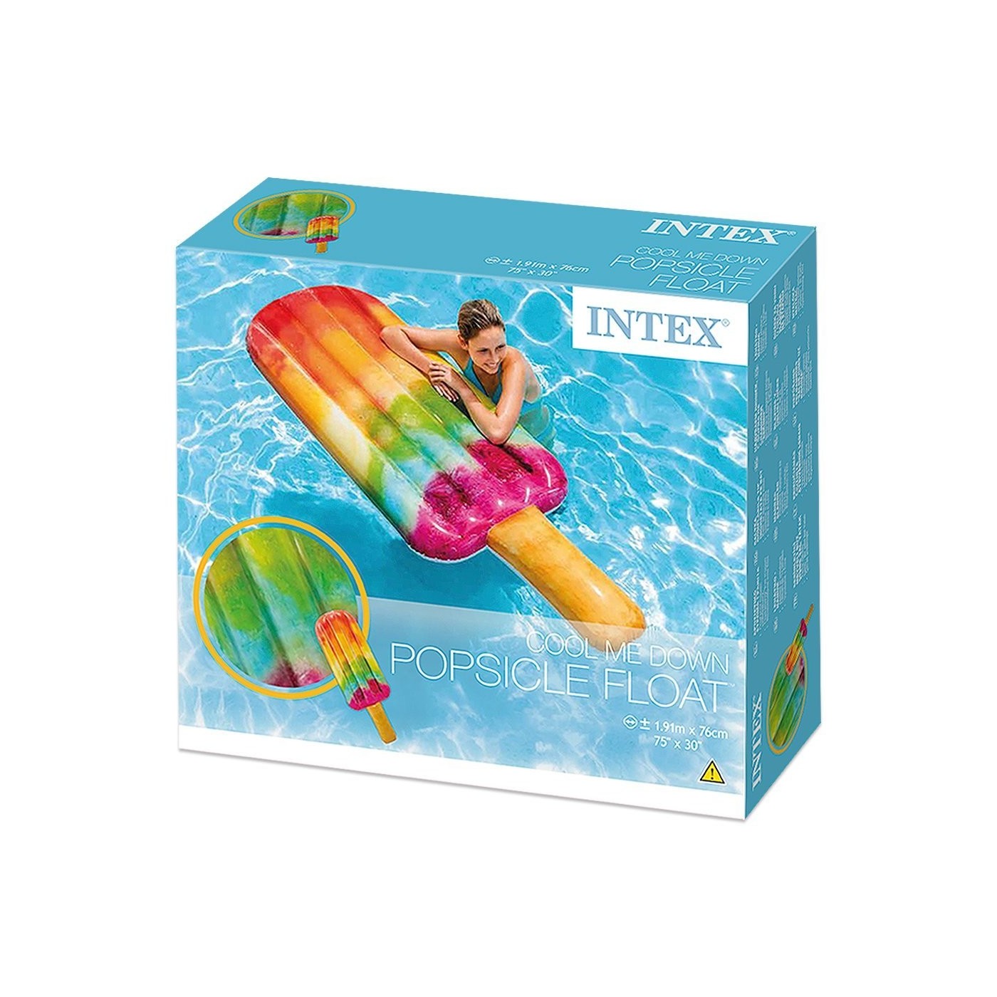 انتكس عوامة سباحه الايسكريم 183 سم عوامات ومراتب Intex