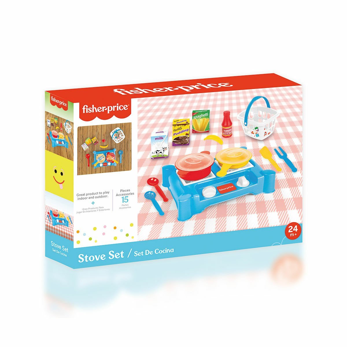 فيشر برايس طقم الطبخ 15 قطعة ألعاب المطابخ Fisher-Price