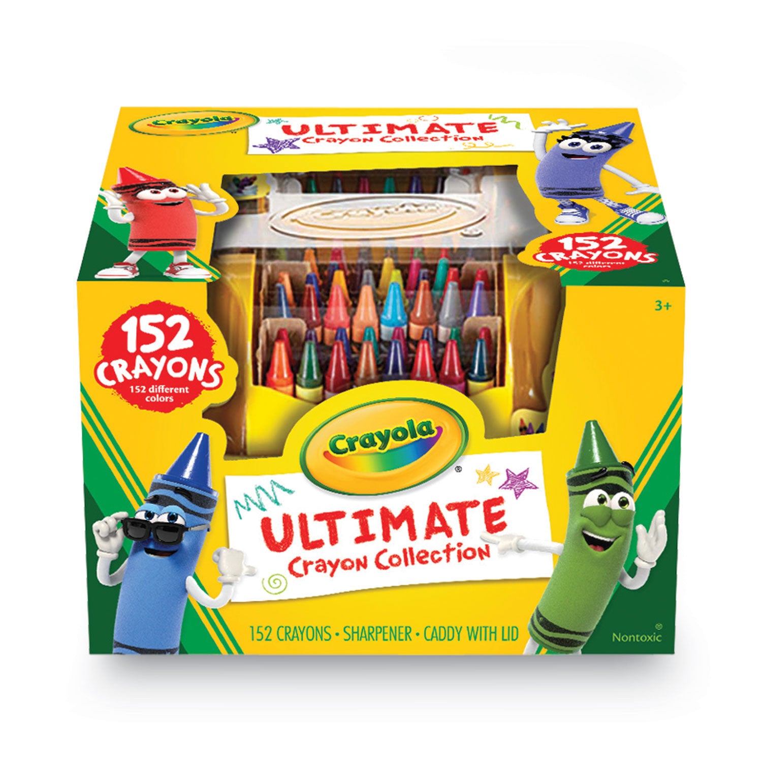 كرايولا اقلام تلوين التيميت 152 قطعة رسم و تلوين Crayola