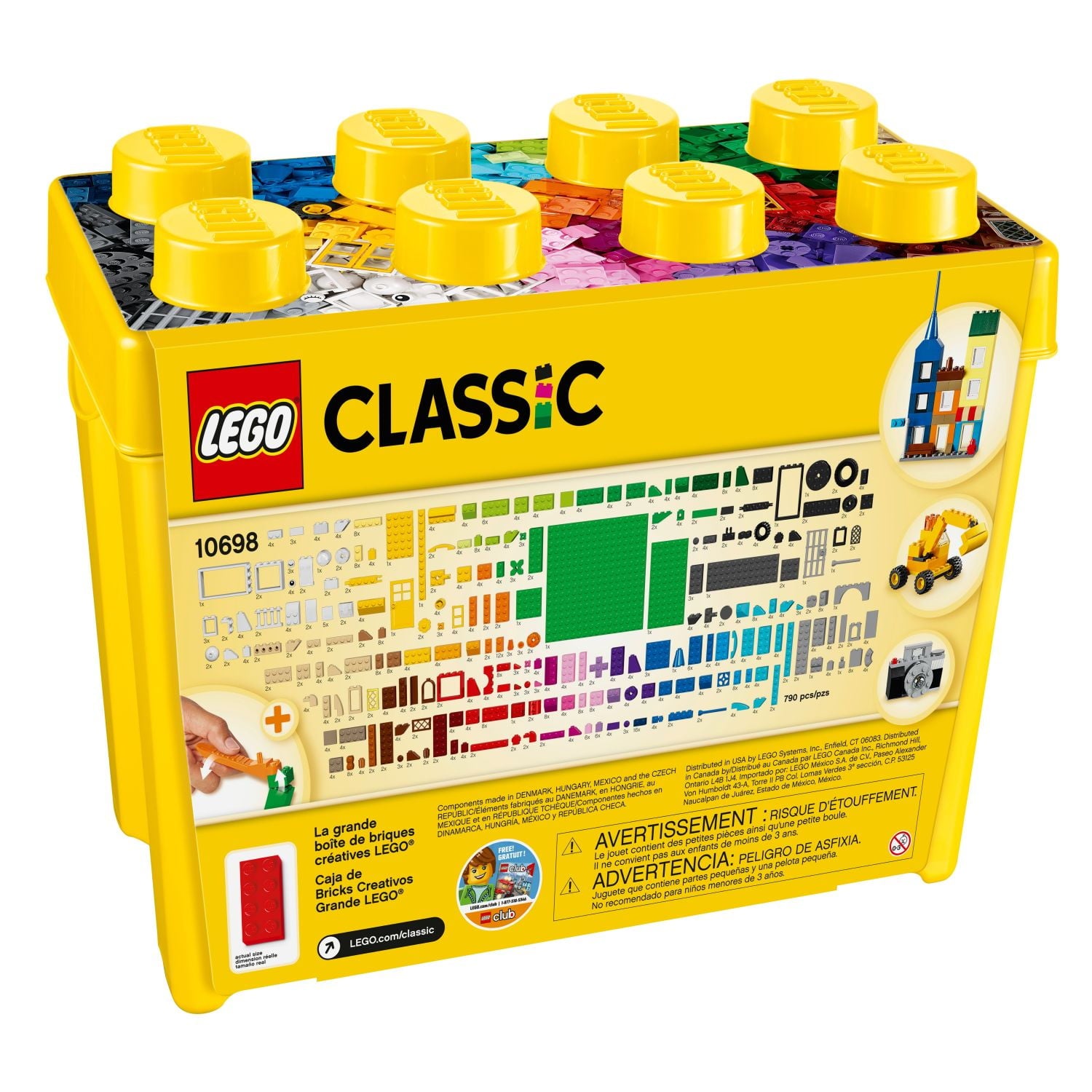 ليجو 10698 كلاسيك طقم تركيبات إبداعية كبيرة مكعبات التركيب LEGO