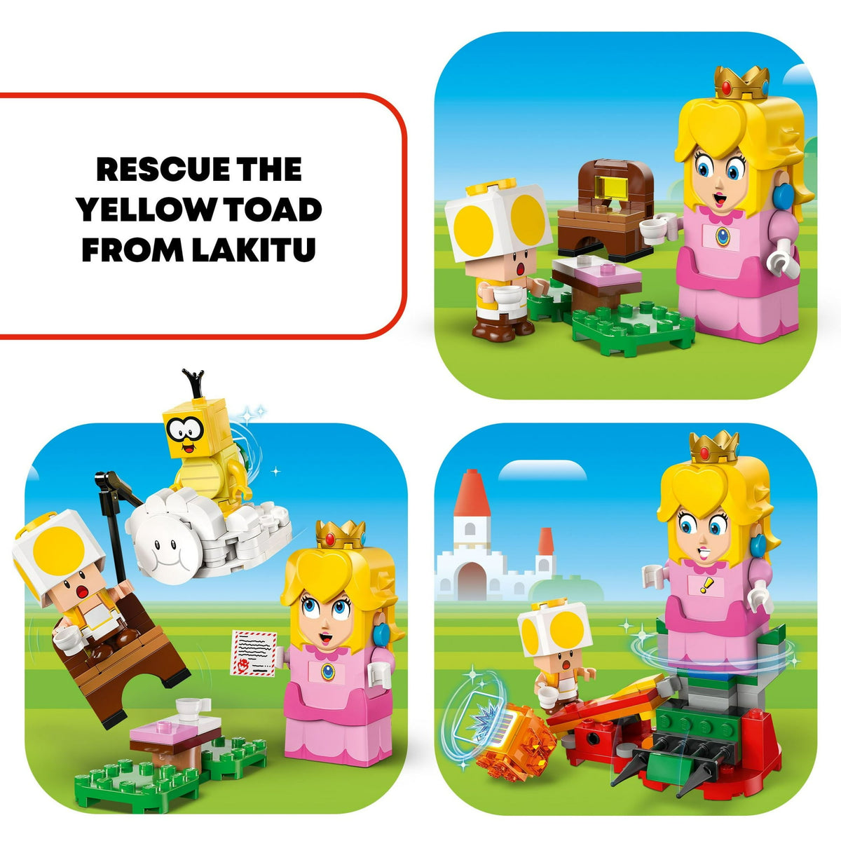 ليجو 71441 سوبر ماريو مغامرات بيتش التفاعلية مكعبات التركيب LEGO