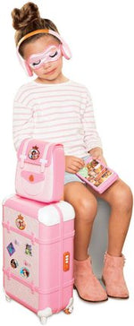 ديزني برينسس لعب شنطة السفر مع 14 ملحق التسوق والوظائف Disney