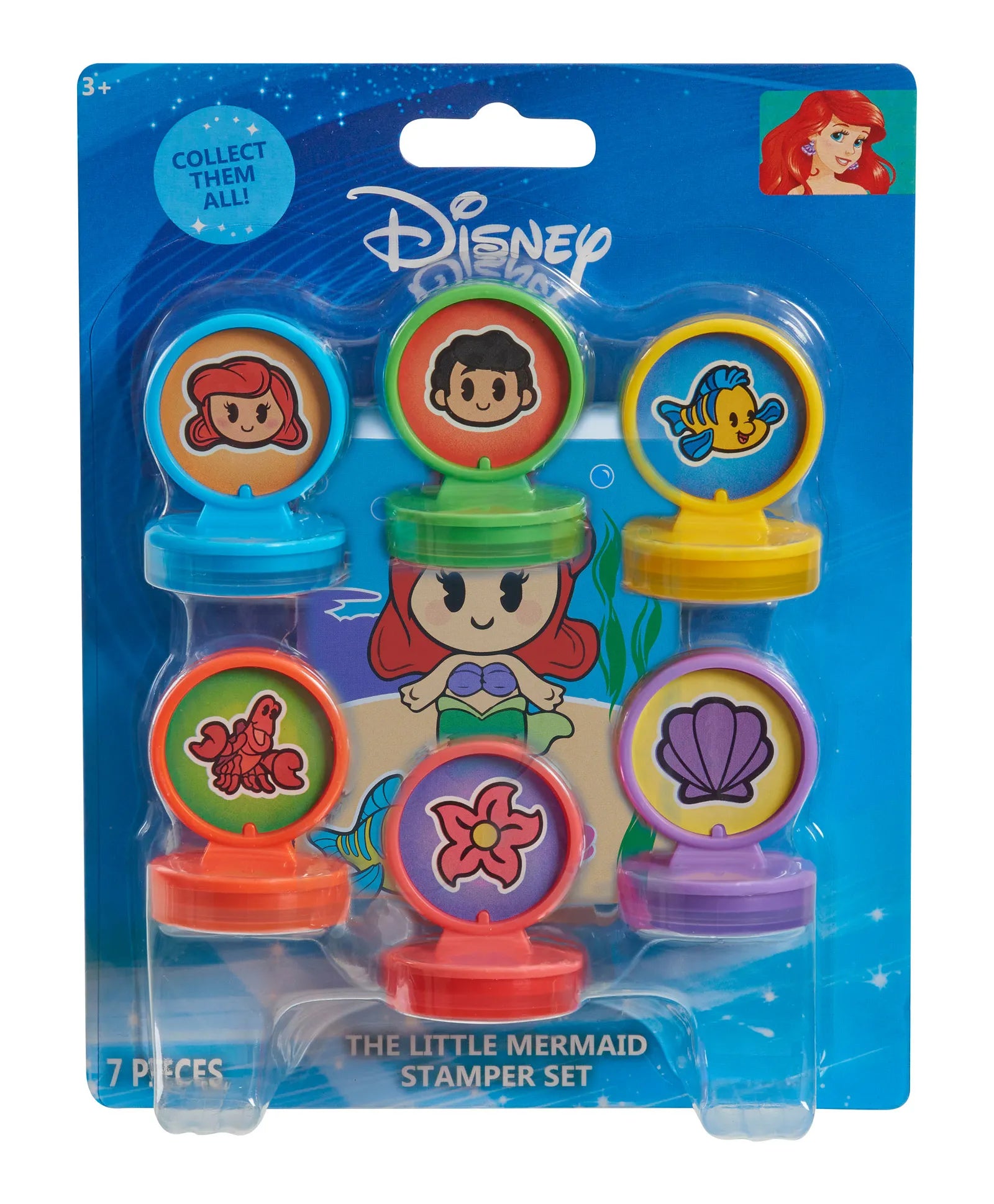 ديزني أختام للحورية الصغيرة 6 قطع رسم و تلوين Disney