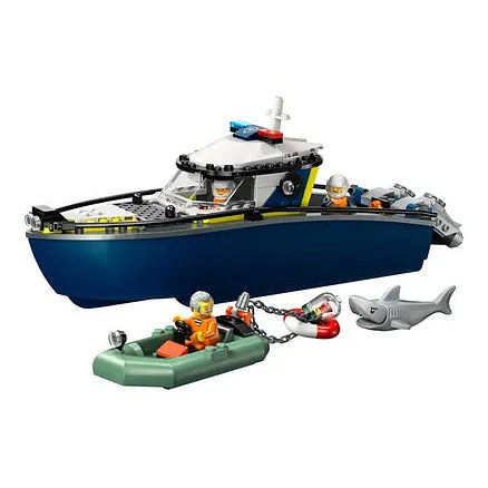 ليجو 60456 سيتي قارب مطاردة الشرطة مكعبات التركيب LEGO