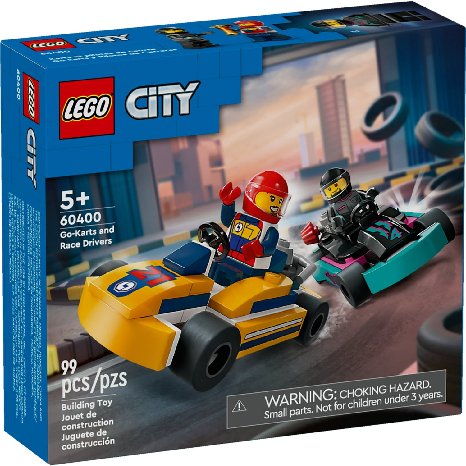 ليجو 60400 سيتي سيارات جو كارتس وريس درايفرز مكعبات التركيب LEGO