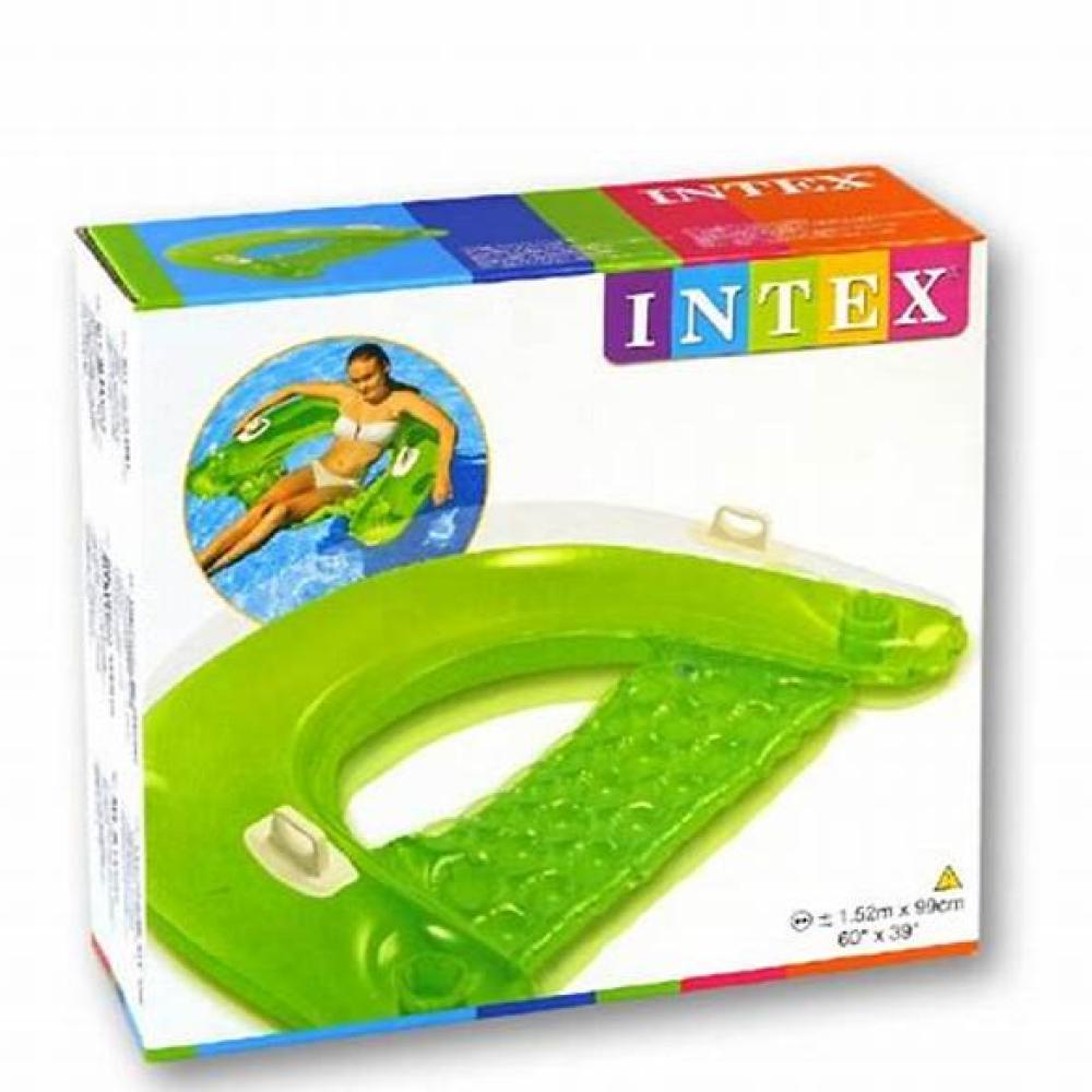 انتكس كرسي استرخاء شفافه الوان متنوعه عوامات ومراتب Intex