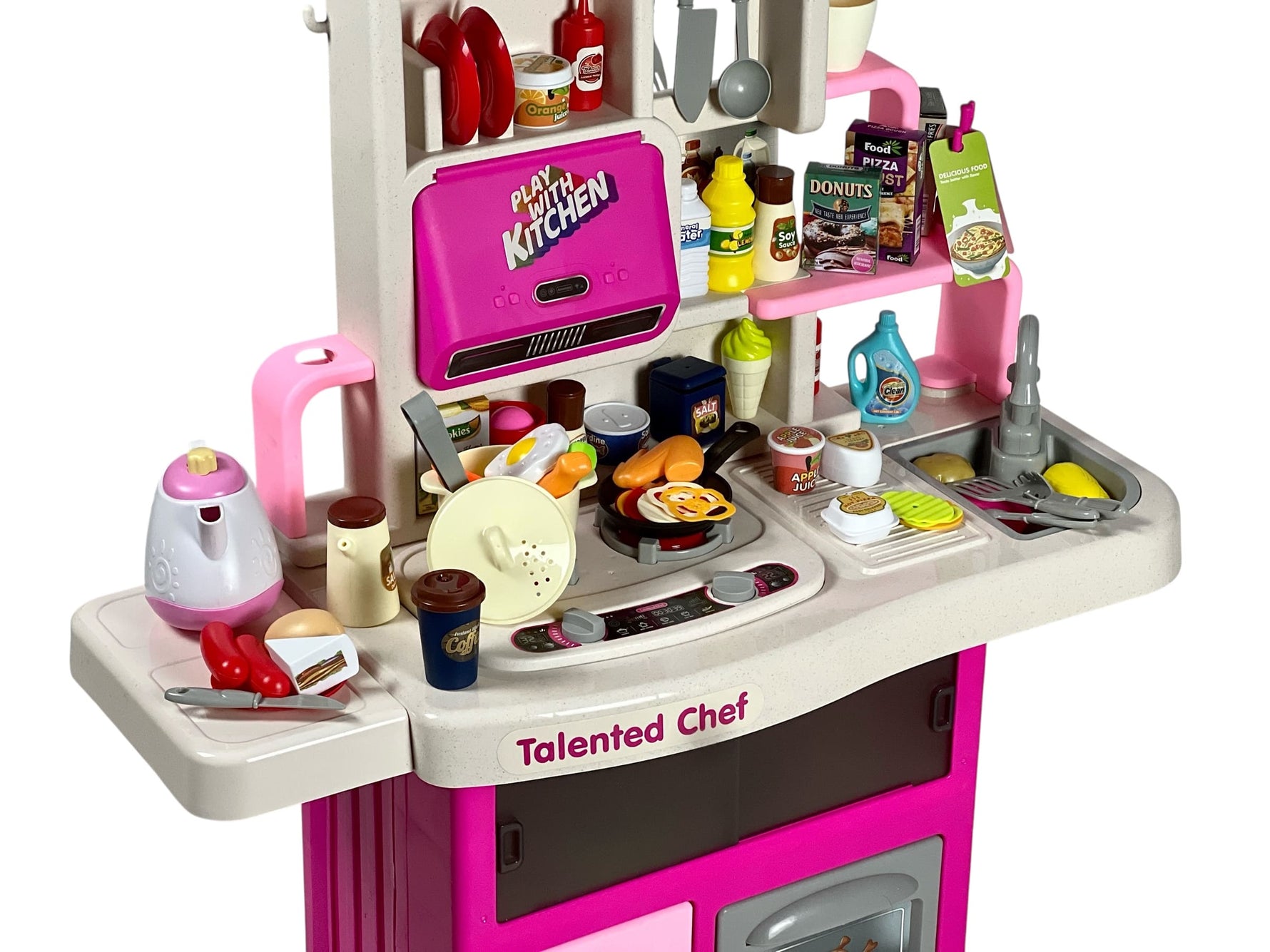 لعبة مطبخ اطفال مع ملحقات ألعاب المطابخ LOCAL