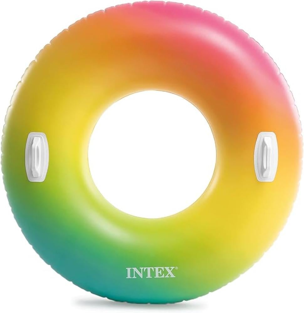 انتكس عومة سباحة دائرية ملونة للأطفال عوامات ومراتب Intex