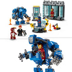 ليجو 76315 مارفل مختبر الرجل الحديدي قاعة الدروع مكعبات التركيب LEGO