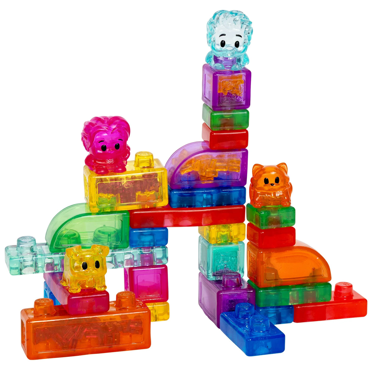 جيلي بلوكس مكعبات البناء 30 قطعة مكعبات التركيب Jelly Blox