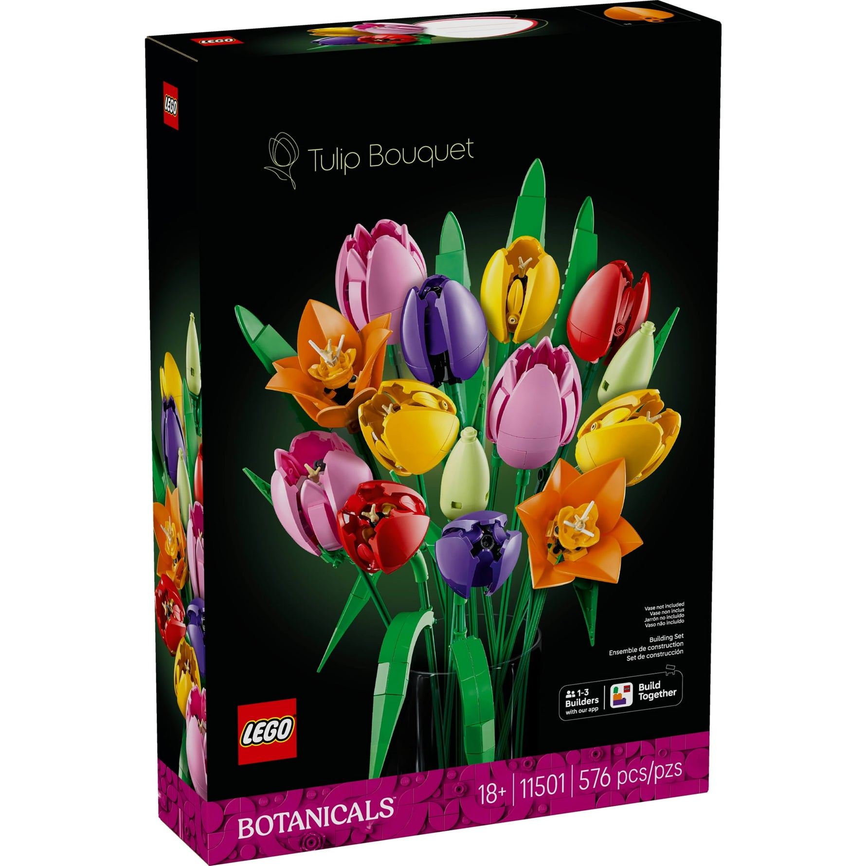 ليجو 11501 بوتانيكالز زهور التوليب مكعبات التركيب LEGO