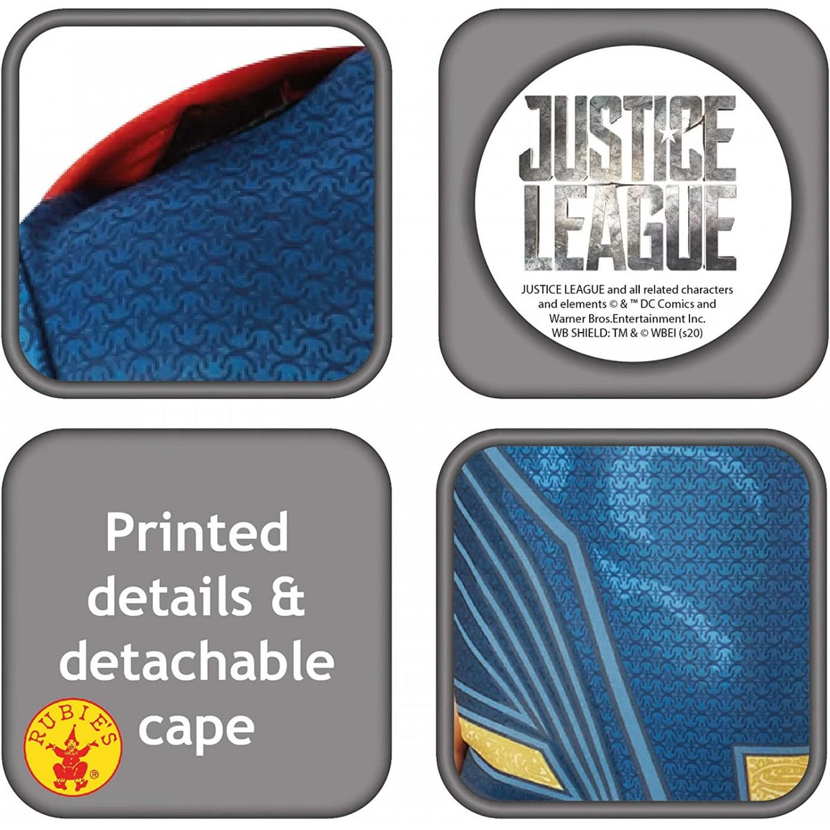 روبيز زي سوبرمان 3-4 سنوات الملابس التنكرية RUBIES