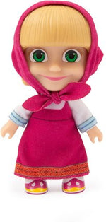 ماشا والدب دمية مع فستان وشعر دمية مع اكسسوارات Masha and the Bear