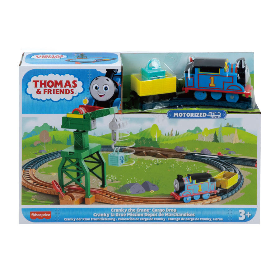 توماس طقم مسارات قطار ورافعة متنوع مركبات مع مسار Thomas and Friends