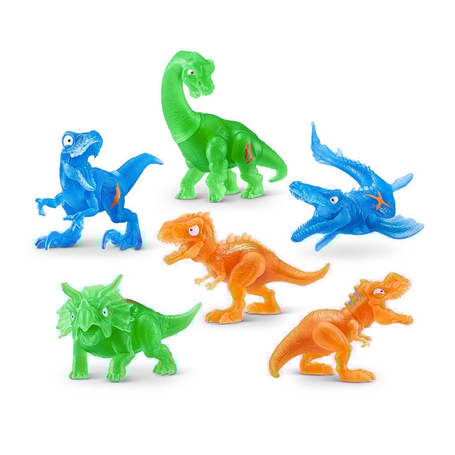 سماشرز ديناصور نانو جوراسيك مجسمات الحيوانات Zuru