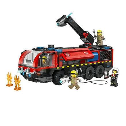 ليجو 60499 سيتي شاحنة إطفاء المطار مكعبات التركيب LEGO