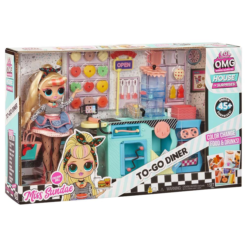ال او ال سربرايز العاب العشاء مع دمية دمية مع اكسسوارات LOL Surprise