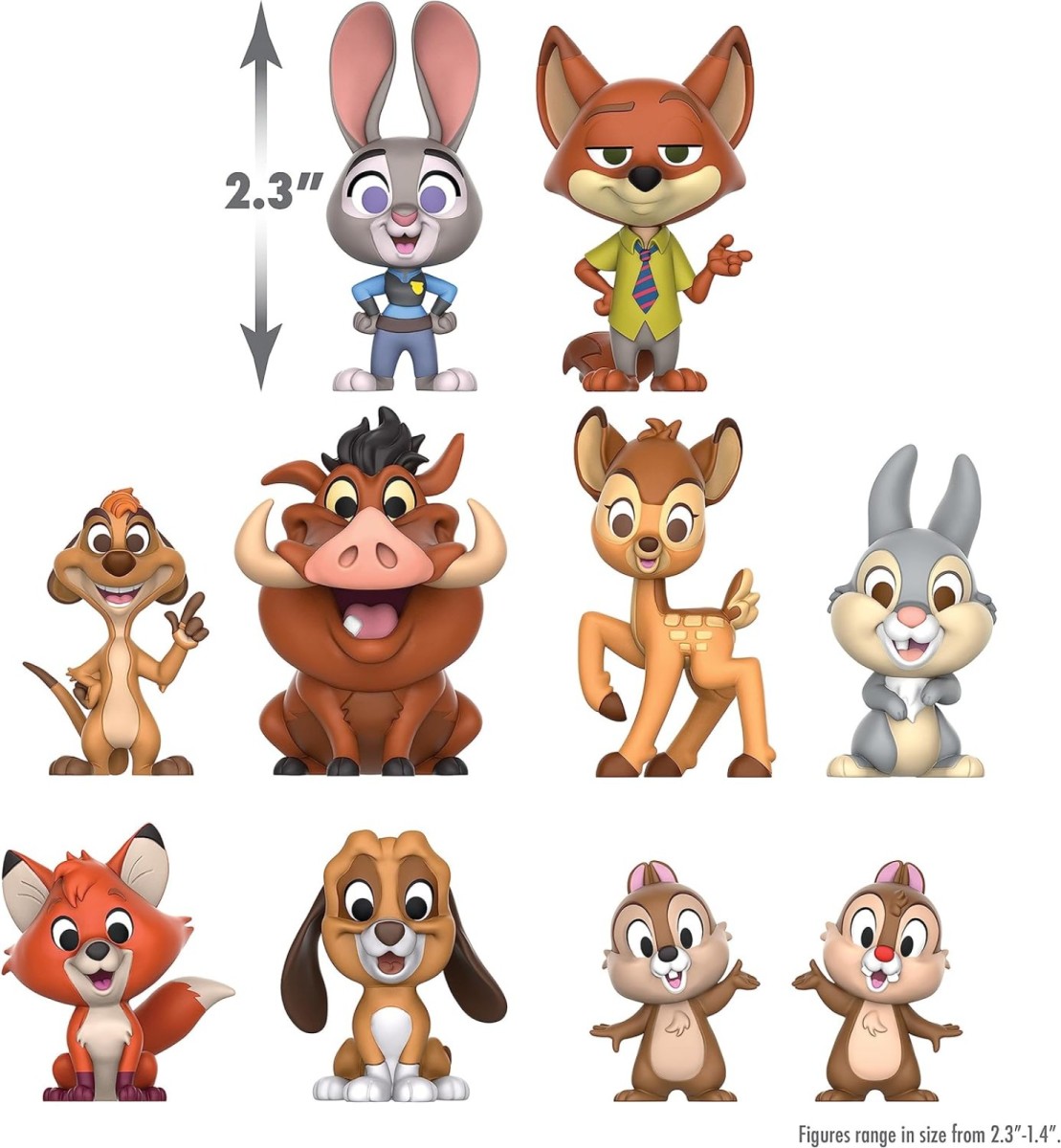 ديزني مجسمات 100 سنة صداقات فروية شخصيات كرتونية Disney