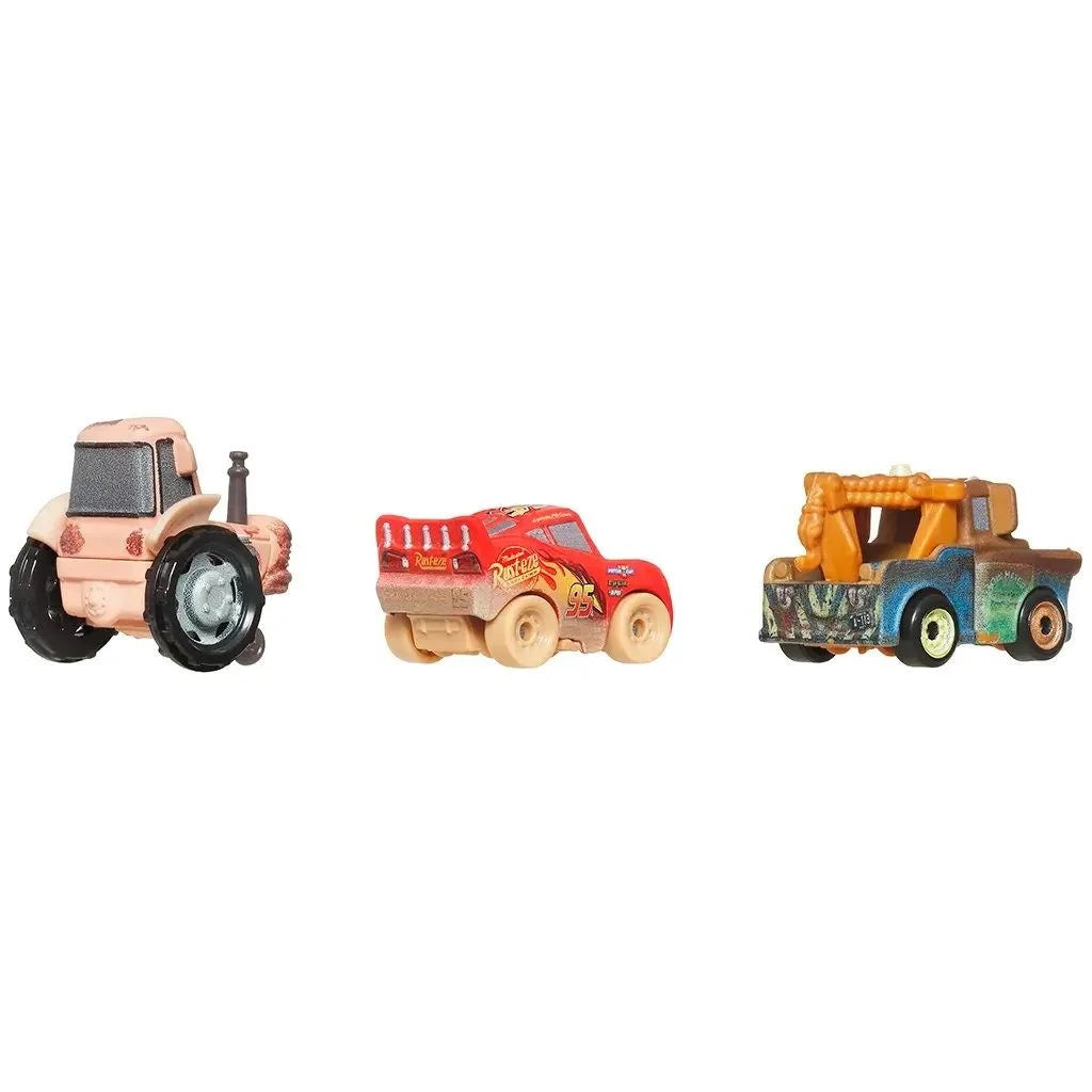 ديزني كارز سيارة سباق صغيرة 3 قطع مركبات الأطفال Disney