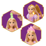ديزني برينسيس دمية رابونزيل بشعر مضيء دمية مع اكسسوارات Disney