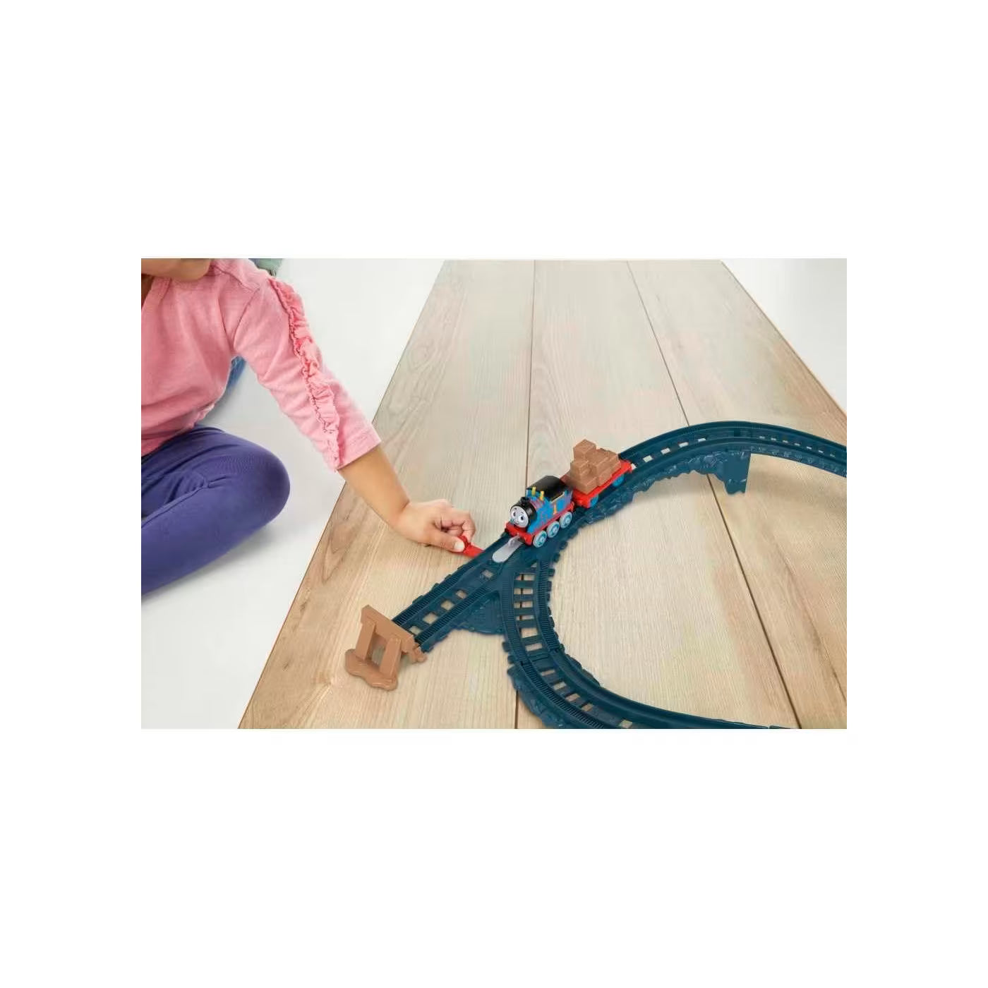 توماس قطار مع رصيف الميناء مركبات مع مسار Thomas and Friends