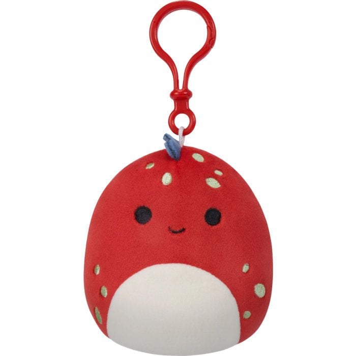 سكويشمالوز دمية الديناصور الأحمر القابلة للتعليق الالعاب القطنية Squishmallows