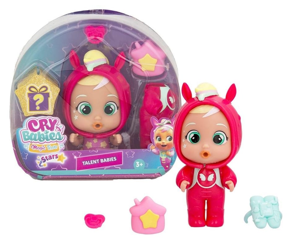 كراي بيبيز دميه هانا دمية مع اكسسوارات CRY Babies