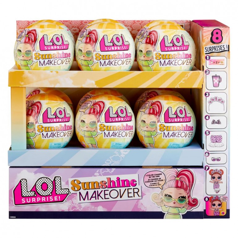 ال او ال سربرايز دمى الشمس المشرقة دمية مع اكسسوارات LOL Surprise