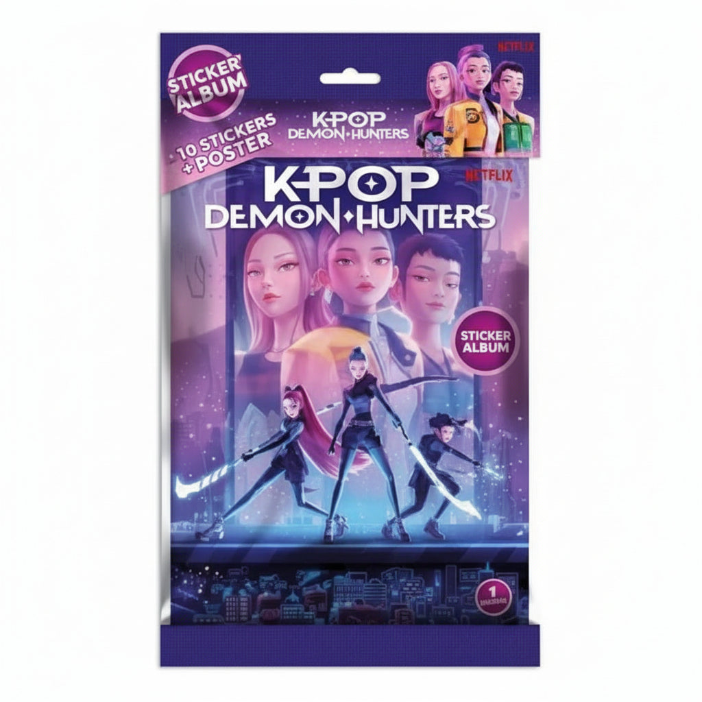 كي بوب ديمون هانتر ألبوم ملصقات العاب البطاقات K-POP Demon Hunters