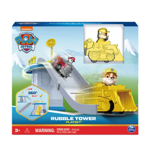 باو باترول برج باو باترول المصغرة مركبات مع مسار Paw Patrol