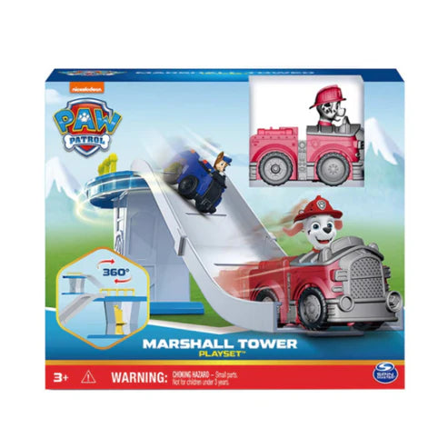 باو باترول برج باو باترول المصغرة مركبات مع مسار Paw Patrol