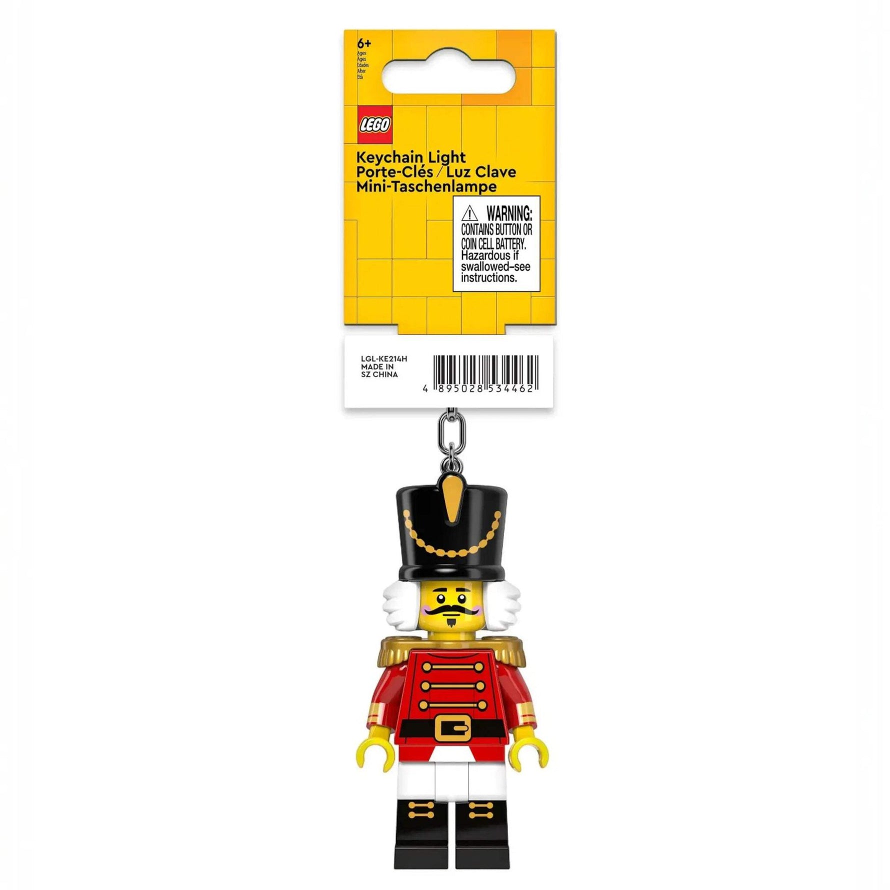 ليجو اي كيو سلسلة مفاتيح كسارة البندق مكعبات التركيب LEGO