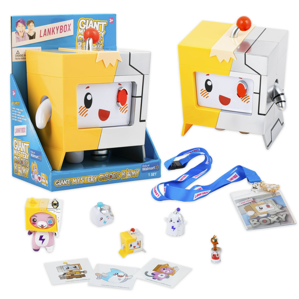 لانكي بوكس لعبة سايبورغ بوكسي شخصيات كرتونية LankyBox