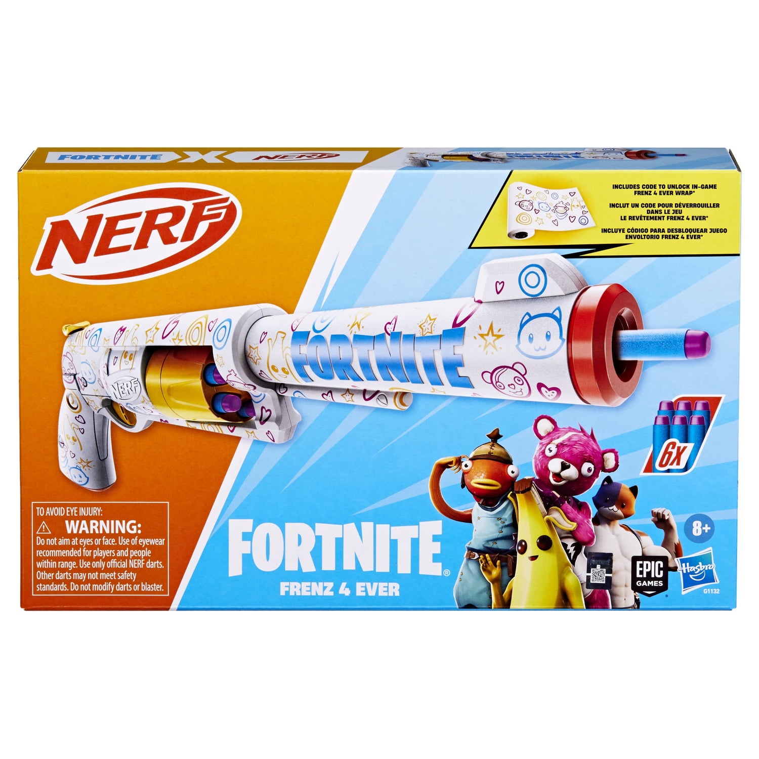 نيرف مسدس فورتنايت فرينز 4 إيف مسدسات مطاطية Nerf