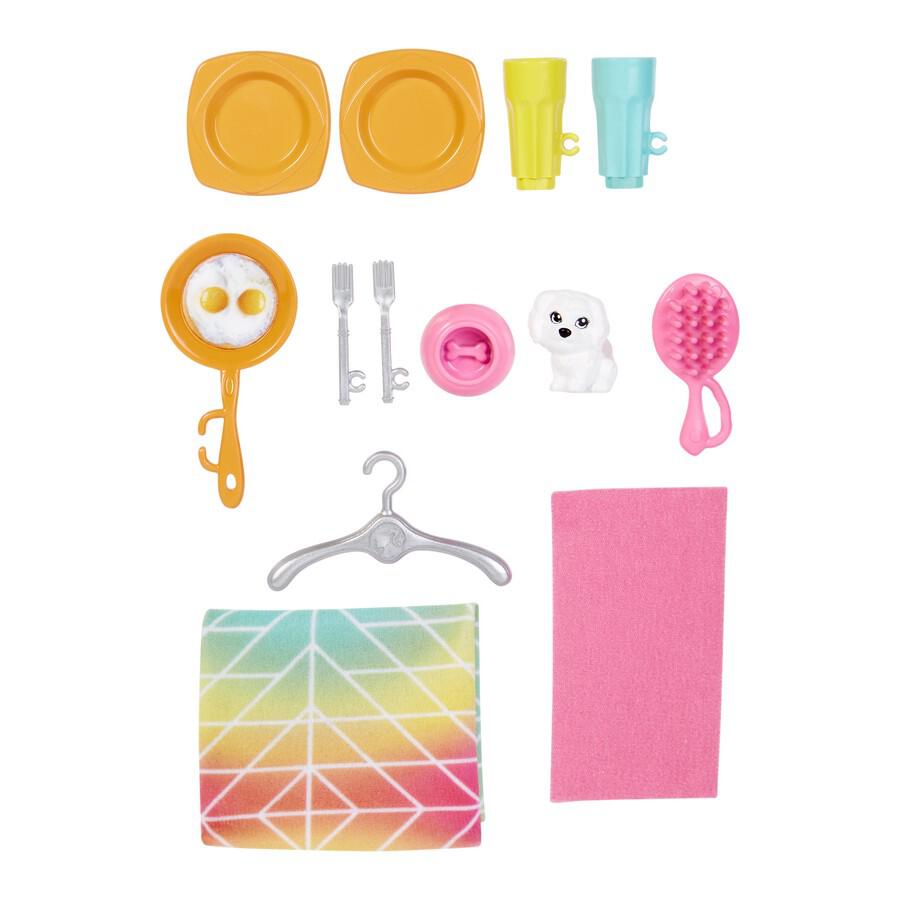 باربي بيت دمى باربي بطابقين و4 مناطق للعب بيوت الدمى Barbie