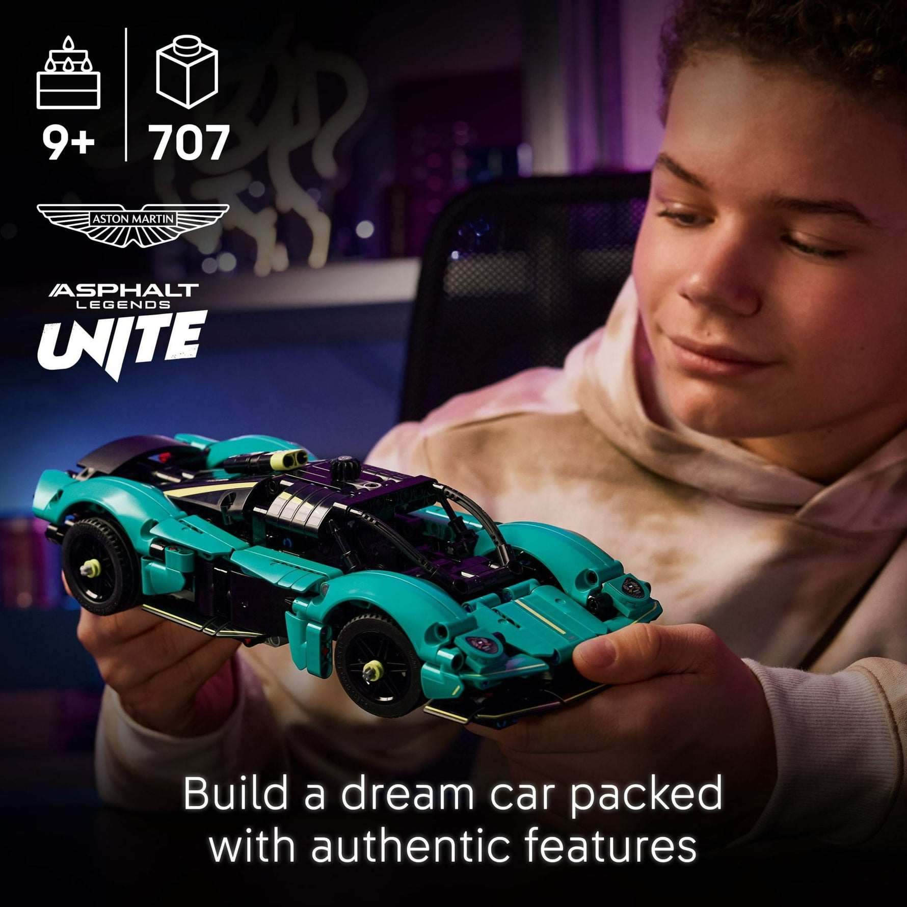 ليجو 42208 تكنيك سيارة أستون مارتن فالكيري مكعبات التركيب LEGO