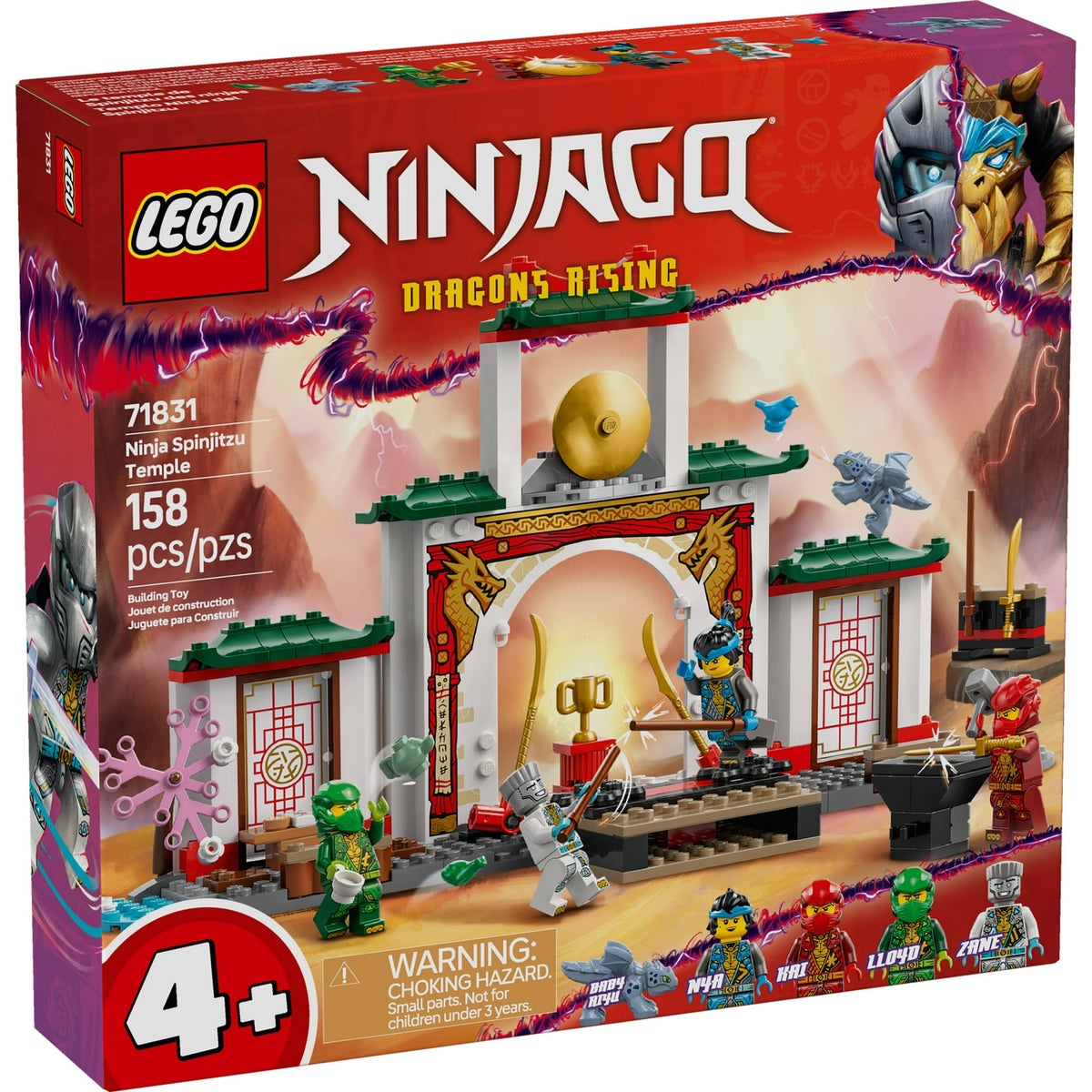 ليجو 71831 نينجاغو معبد نينجاجو سبينجتسو مكعبات التركيب LEGO