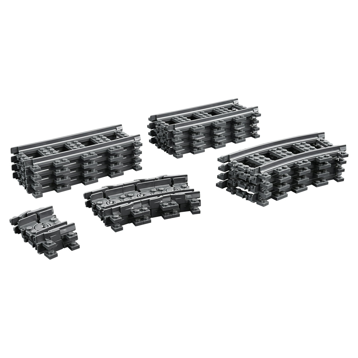 ليجو 60238 سيتي مسارات ومنحنيات مكعبات التركيب LEGO