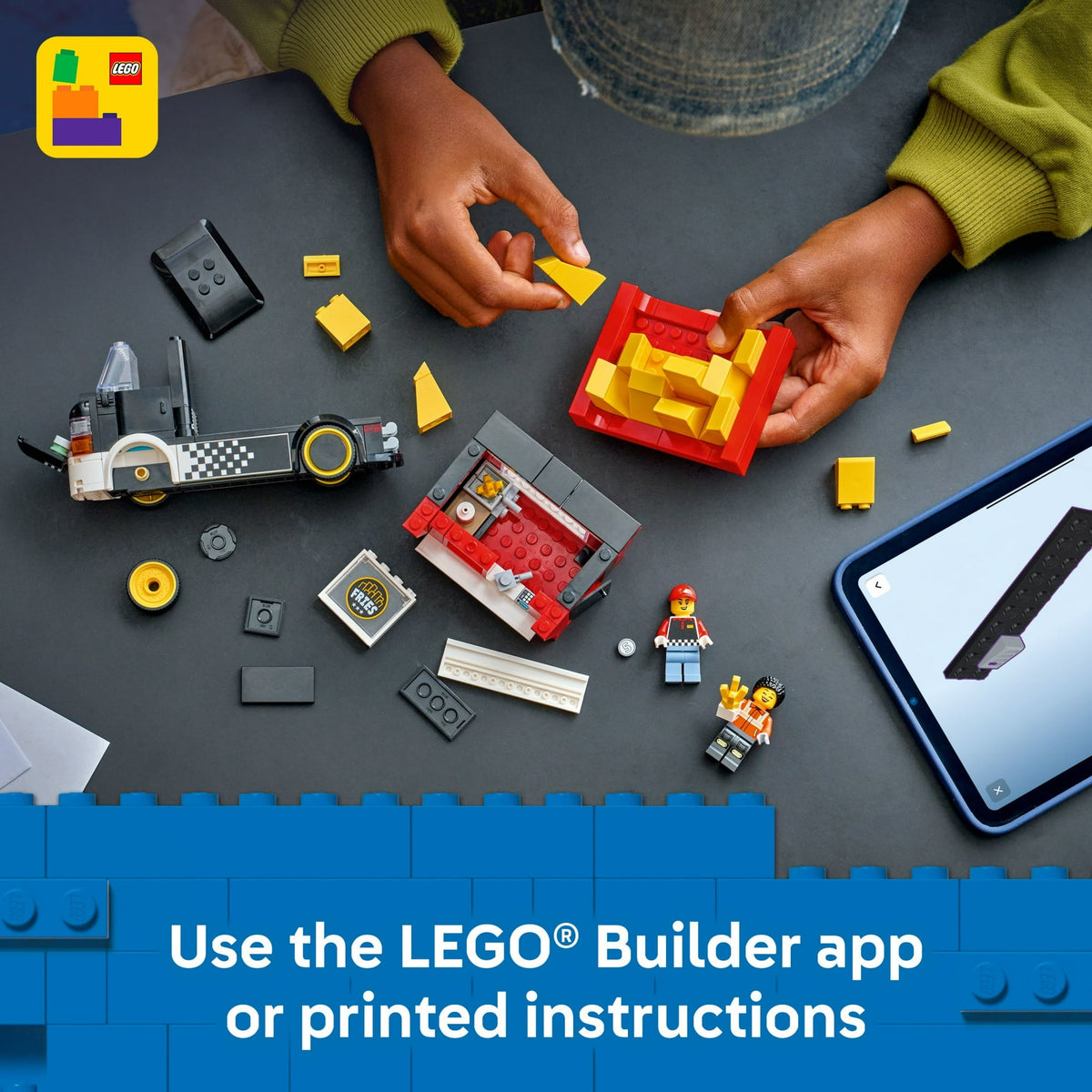 ليجو 60488 سيتي شاحنة البطاطا المقلية مكعبات التركيب LEGO