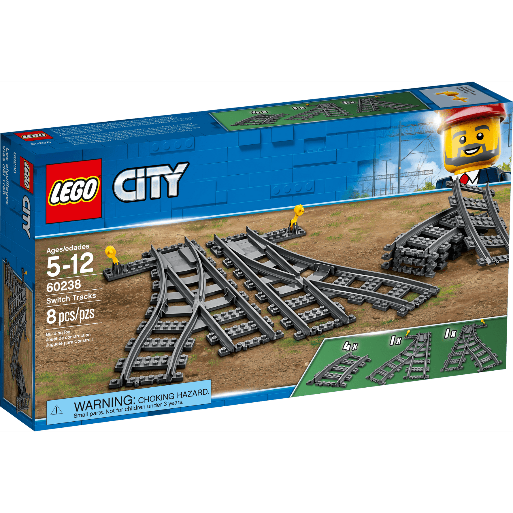 ليجو 60238 سيتي مسارات تحويل المدينة مكعبات التركيب LEGO