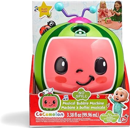 كوكوميلون مكينة فقاعات بالموسيقى فقاعات الماء والصابون CoComelon