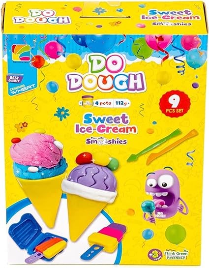 صلصال تشكيل حلوى الايس كريم من دو دوه الصلصال والمعجون Do Dough