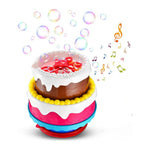 بابل فن لعبة الة صنع الفقاعات علي شكل كعكة عيد الميلاد فقاعات الماء والصابون Bubble FUN
