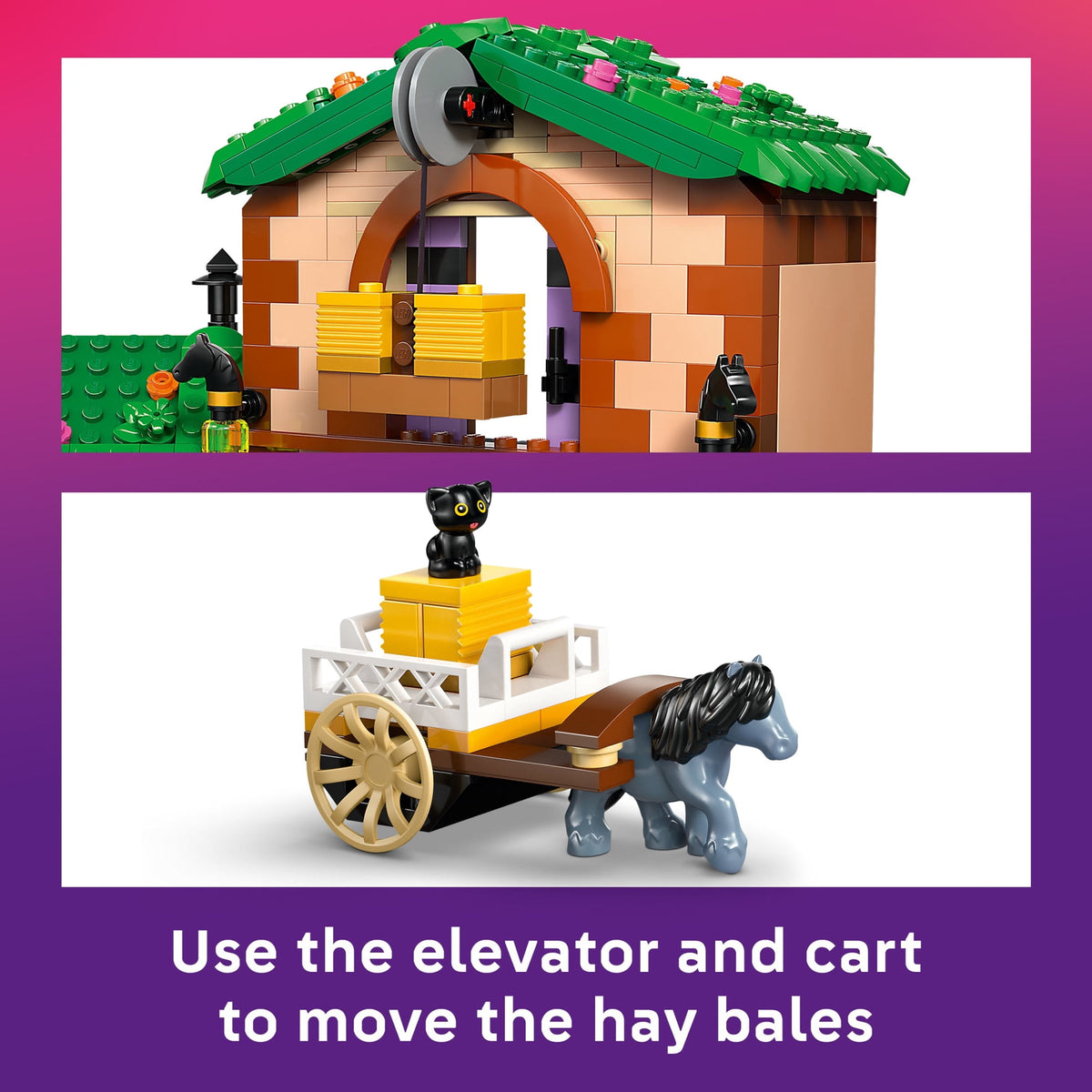ليجو 42654 فريندز مزرعة المهور والإسطبل مكعبات التركيب LEGO