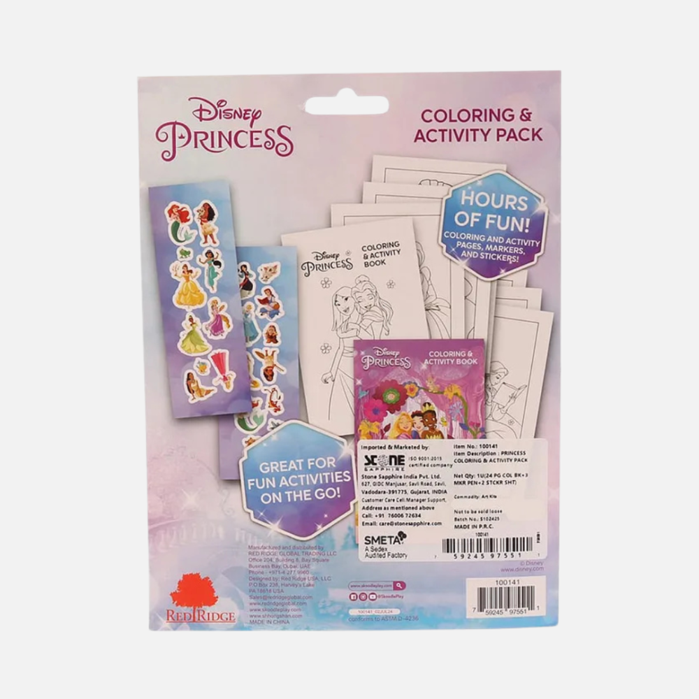 سكودل دفتر تلوين وانشطة ألاميرات تعليمي تفاعلي Skoodle