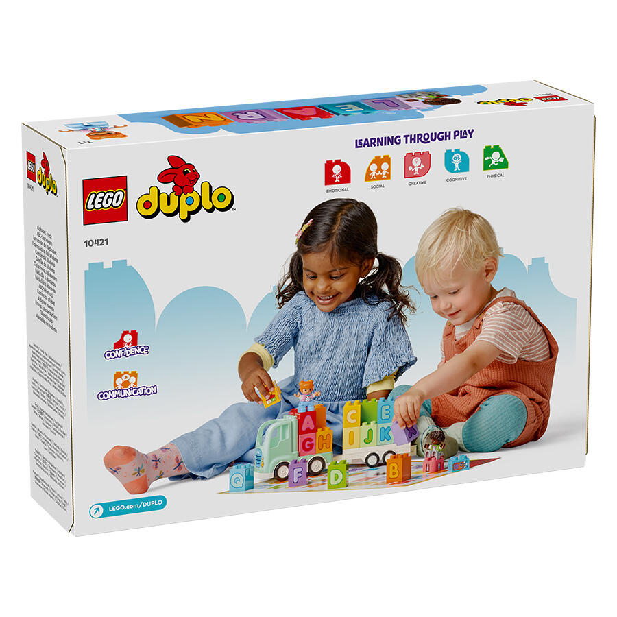 ليجو دبلو لعبة مكعبات بناء شاحنة تاون الابجدية مكعبات التركيب LEGO